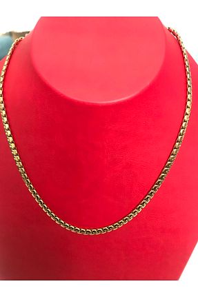 گردنبند استیل ( فولاد ) طلائی زنانه استیل (فولاد) nilüfer takı tasarım - کد 304839178