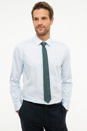 پیراهن آبی مردانه اسلیم فیت Pierre Cardin - کد 31630888