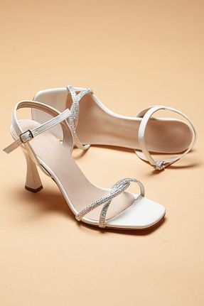 کفش مجلسی سفید زنانه چرم مصنوعی SOFT FASHION - کد 304898195
