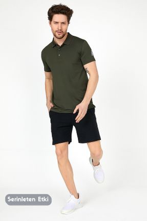 تی شرت خاکی مردانه پلی استر اسلیم کد 263292774
