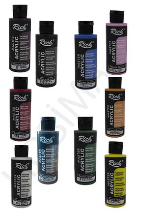 رنگ اکریلیک نارنجی Rich - کد 46148209