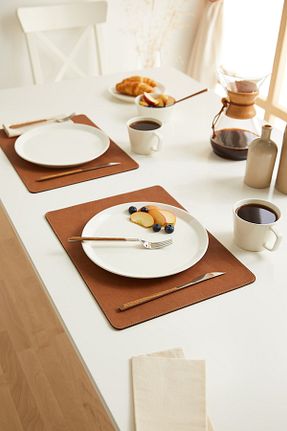 سرویس آمریکائی قهوه ای مستطیل Ocean Home Textile - کد 305174708
