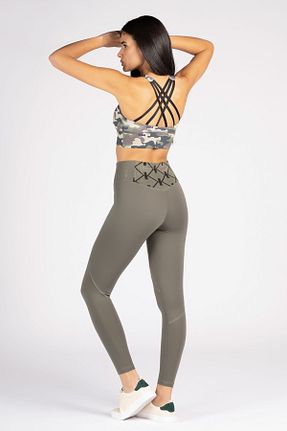 ساق شلواری اسپرت خاکی زنانه بلند Lioness Activewear - کد 234695866