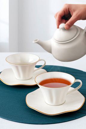 فنجان چای سفید پرسلن Güral Porselen - کد 305664789