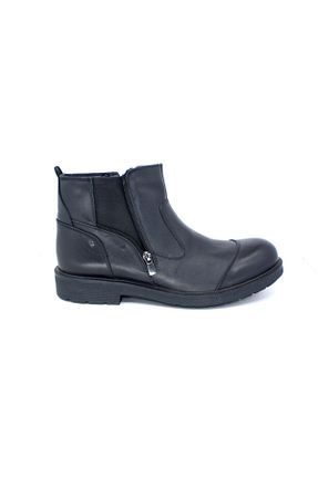 بوت / نیم بوت مشکی مردانه چرم خالص Epaş - کد 73257284