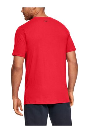 تی شرت قرمز مردانه رگولار پارچه ای تکی کد 37287523