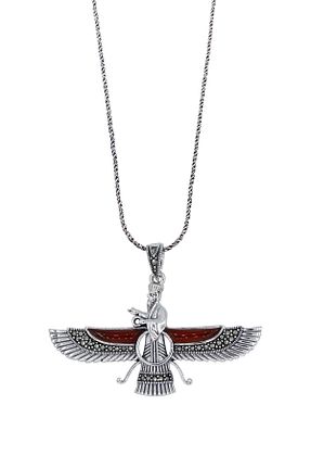 گردنبند نقره طلائی زنانه 925 عیار Akyüz Gümüş - کد 39205633
