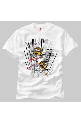 تیشرت سفید مردانه رگولار Crazy - کد 51990653
