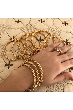 النگو طلائی زنانه 22 عیار TAKI TASARIM - کد 39277702