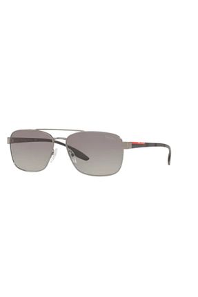 عینک آفتابی طوسی مردانه UV400 Prada - کد 47852534