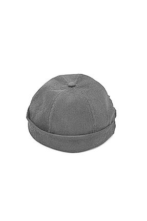 کلاه طوسی زنانه پنبه ای Armasstore - کد 65237681