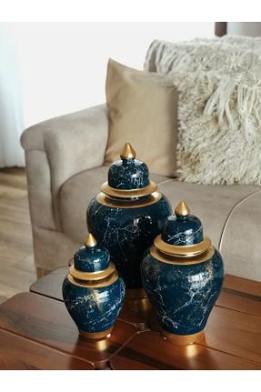 گلدان سرمه ای سرامیک کد 65990367