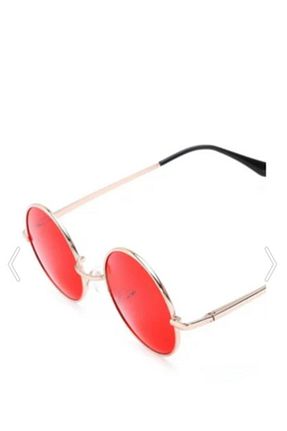 عینک آفتابی قرمز زنانه UV400 Genel Markalar - کد 48415547