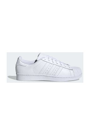 کفش اسنیکر سفید زنانه بند دار adidas - کد 49946223