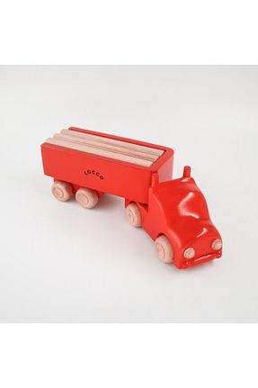اسباب بازی چوبی قرمز LOCCO - کد 50260288