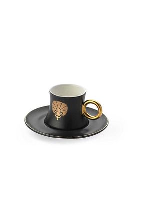 فنجان قهوه سفید 6 نفره KORKMAZ - کد 6370004