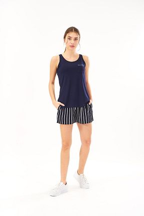 شلوارک و برمودا سرمه ای زنانه رگولار Pjs Pijama - کد 91658143