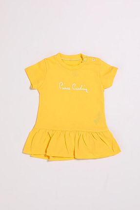 لباس زرد زنانه بافتنی Pierre Cardin - کد 304227216