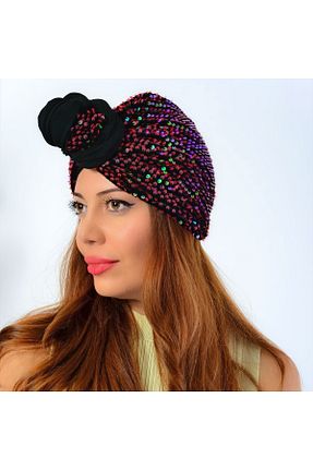 روسری مشکی پلی استر Luxavian - کد 304334810