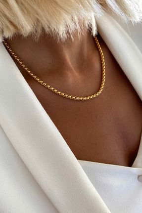 گردنبند جواهر طلائی زنانه روکش طلا کد 152864702