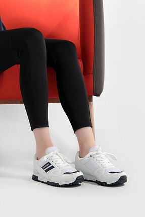 کفش اسنیکر سفید مردانه بند دار Slazenger - کد 289820117