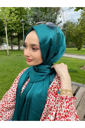 شال سبز زنانه پلی استر şehri şal - کد 305914402