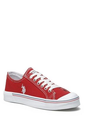 کفش کژوال قرمز زنانه پاشنه کوتاه (1 - 4 سانتی متر) U.S. Polo Assn. - کد 306095623