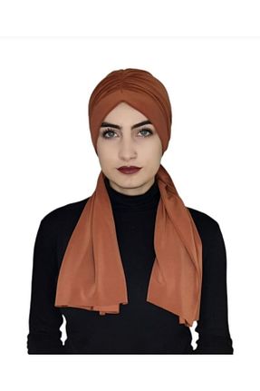 روسری نارنجی پنبه ای Genel Markalar - کد 355906334