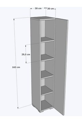  قهوه ای 163 cm 30 cm کد 307069493