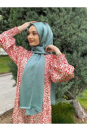 شال سبز زنانه پلی استر کد 307399816