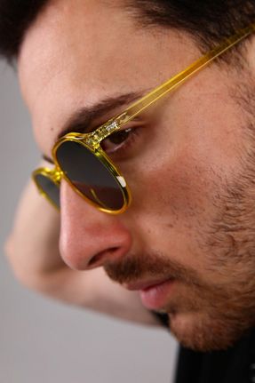 عینک آفتابی طلائی زنانه UV400 PETİTO - کد 307520288