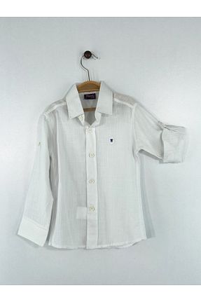 پیراهن سفید بچه گانه رگولار MinikButik - کد 307623896