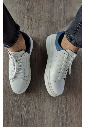 کفش آکسفورد سفید مردانه چرم طبیعی پاشنه کوتاه ( 4 - 1 cm ) کد 307646272