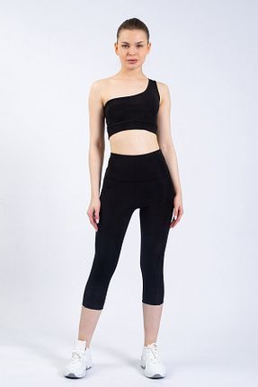ساق شلواری اسپرت مشکی زنانه 7/8 Boy The Step Sports - کد 307296854
