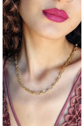 گردنبند جواهر طلائی زنانه روکش طلا WONDER TOUCH - کد 306706748