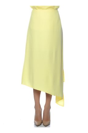 دامن بنفش زنانه پارچه House Of Camellia - کد 42215304