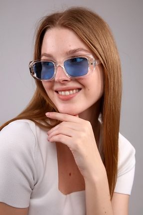 عینک آفتابی آبی زنانه UV400 PETİTO - کد 306886220