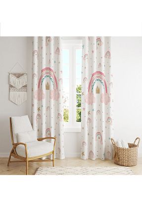 پرده زمینه سفید جیر PINKIE HOME - کد 305937195