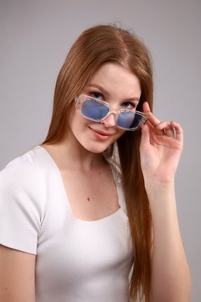 عینک آفتابی آبی زنانه UV400 PETİTO - کد 306886220