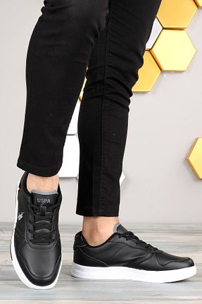 کفش اسنیکر مشکی مردانه بند دار U.S. Polo Assn. - کد 306892870