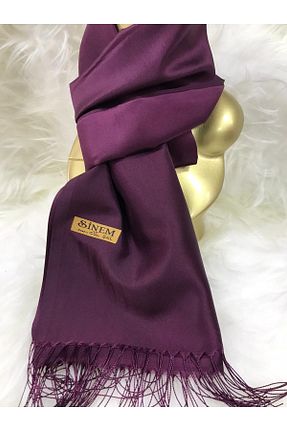 شال بنفش زنانه İPEKSCARF - کد 307993652
