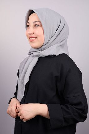 روسری سفید 100 x 100 poloist - کد 308668581