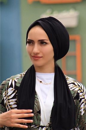شال مشکی زنانه پلی استر erasra class - کد 307485638