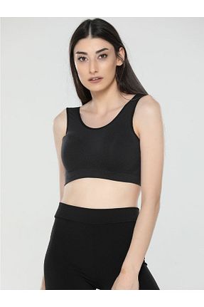 نیم تنه اسپرت مشکی زنانه پلی آمید secret moda - کد 271648183