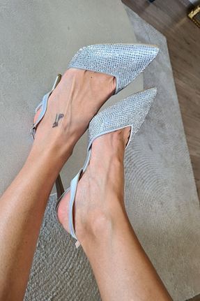 کفش مجلسی طوسی زنانه پاشنه نازک Topukla Footwear - کد 309305571