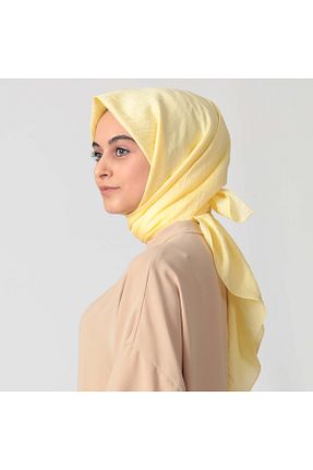 روسری زرد پلی استر ipekistanbul - کد 309493572