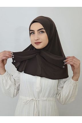 شال قهوه ای زنانه erasra class - کد 308132576