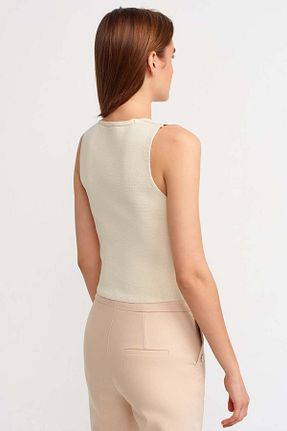 بلوز بژ زنانه ساده Dilvin - کد 308858518