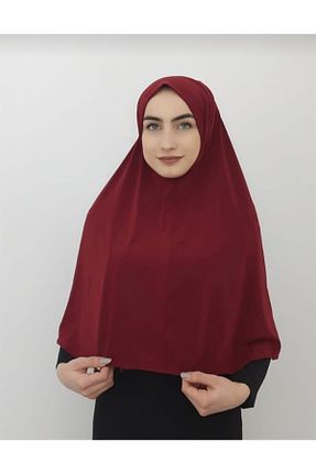روسری زرشکی پلی استر Genel Markalar - کد 309037632
