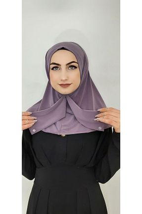 شال بنفش زنانه پنبه ای erasra class - کد 308142373